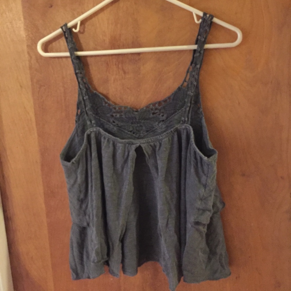 Open back tank